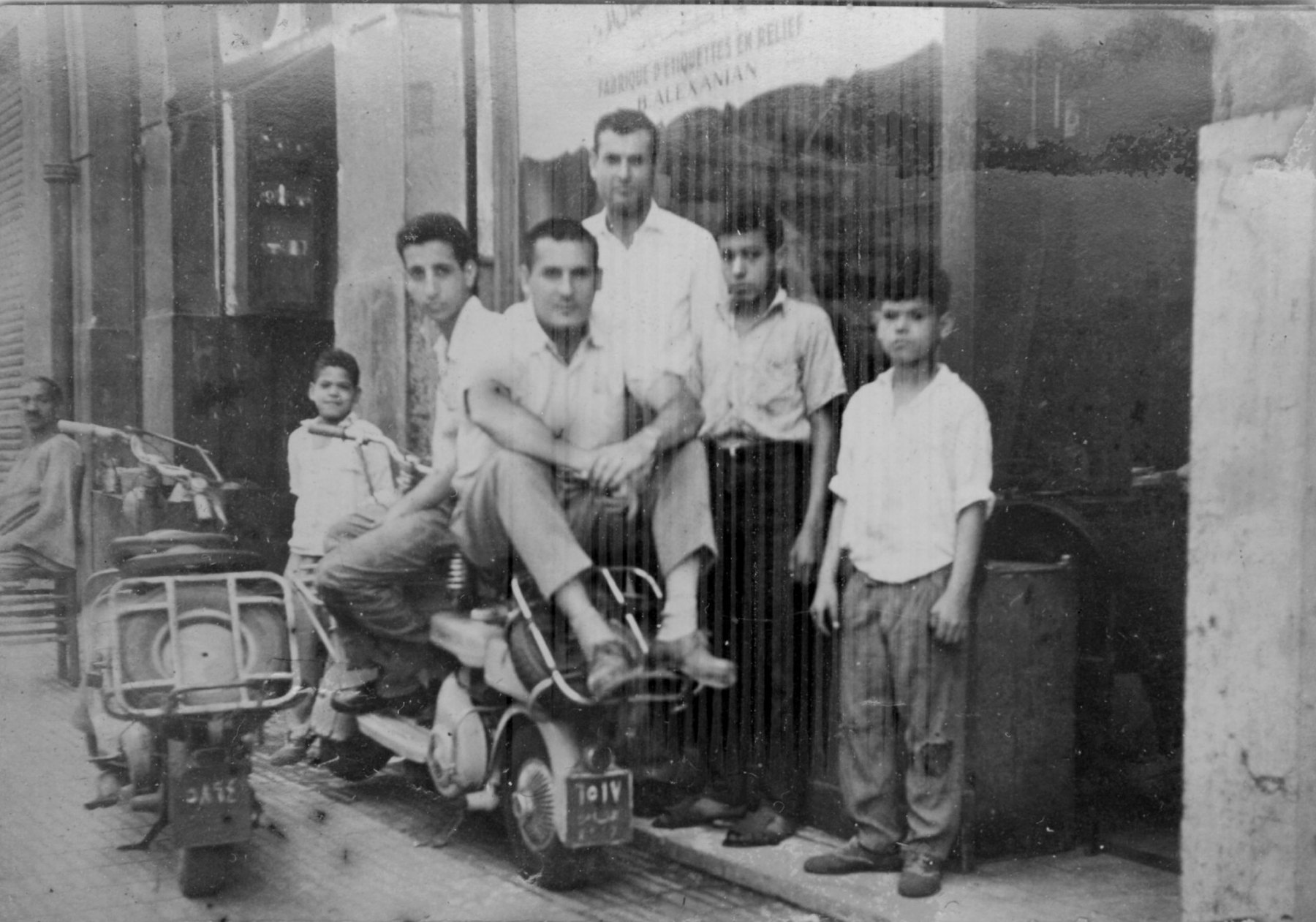 The Alexanian brothers outside the original Etalex workshop