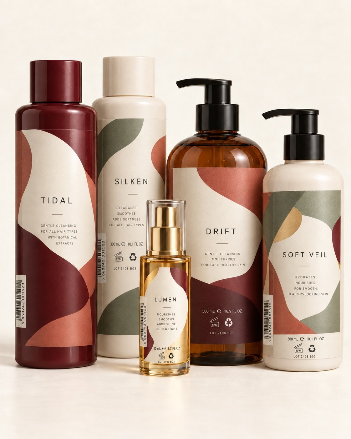 Beauty and personal care packaging labelled by Etalex