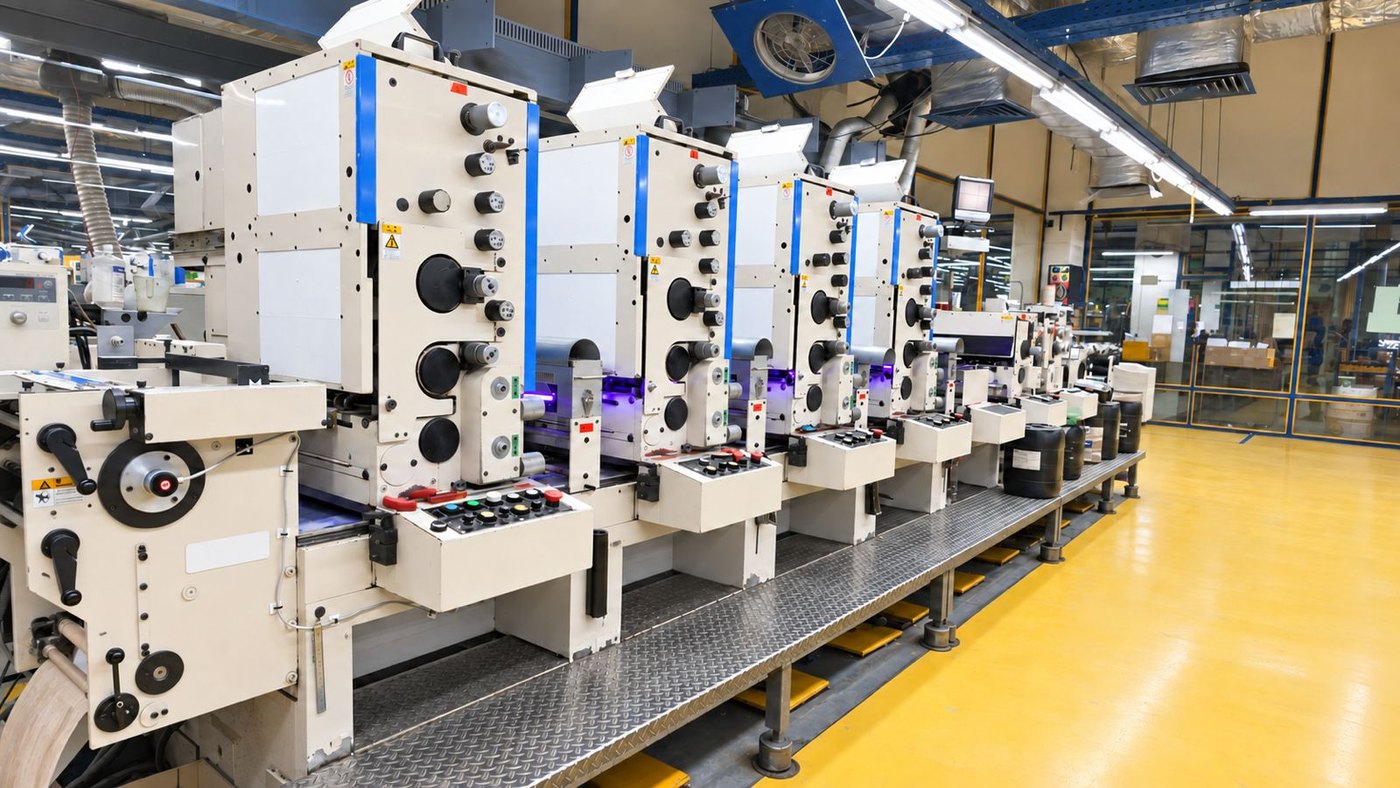 A press line running at the Etalex factory