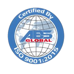 ISO 9001:2015 certification seal issued to Etalex Factory by ABS Global